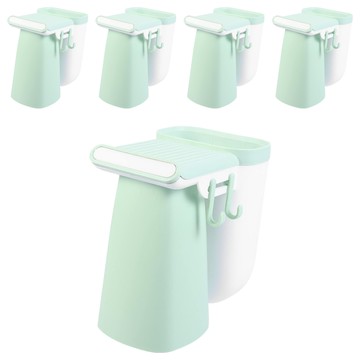 i LIFE 北歐素色磁吸式牙刷架  薄荷綠  1組