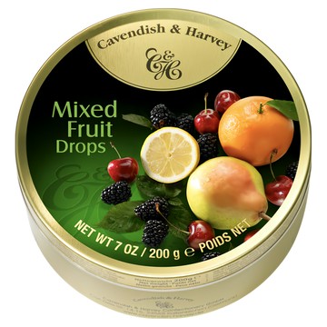 Cavendish&Harvey 卡恩迪許 綜合水果糖 200g  1盒