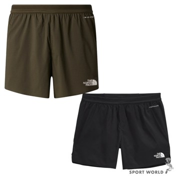 The North Face 北面 排汗短褲 男裝 5吋 防曬 有內裡 美規 棕綠/黑【運動世界】NF0A8BBT21L/NF0A8BBTJK3