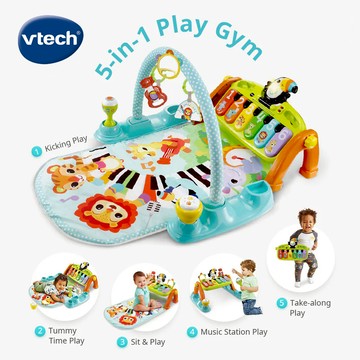 【Vtech】5合1多功能寶寶音樂健身毯_廠商直送