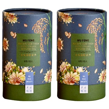 霧峰區農會 玄米龍眼花茶  6g  12個裝  2罐