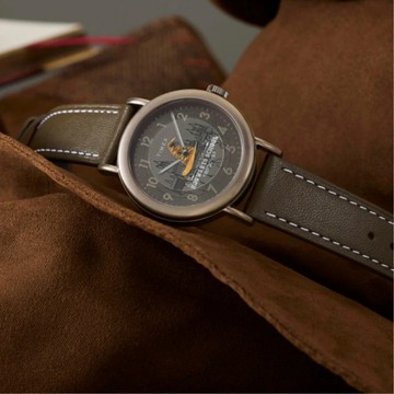 【TIMEX】天美時 Weekender x 哈利波特 分類帽 37毫米 皮錶帶腕錶(棕 TXTW2Y77000)