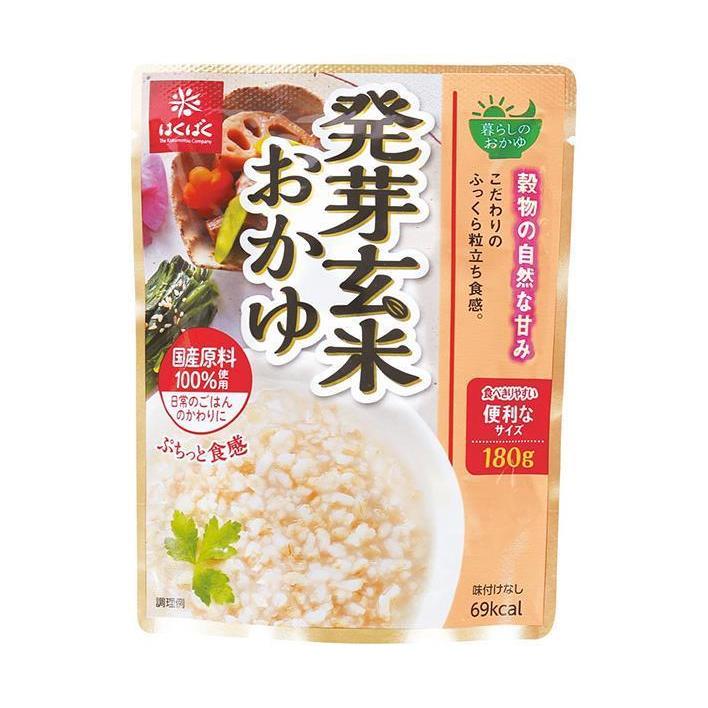 はくばく 暮らしのおかゆ 発芽玄米おかゆ 180g×24(8×3)袋入｜ 送料無料