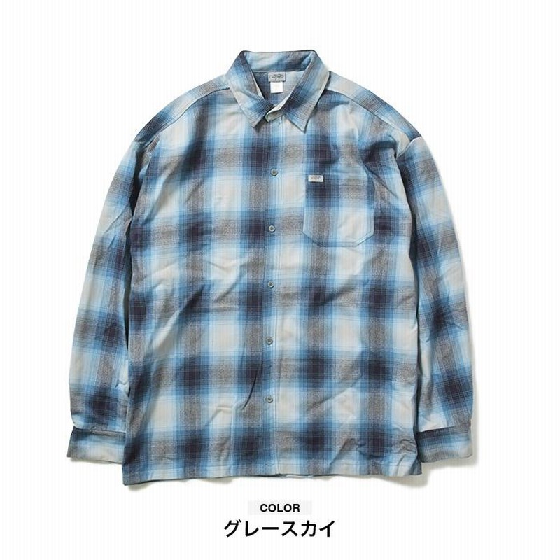 Cal Top シャツ CALTOP/キャルトップ L/S SHIRT PLAID 長袖
