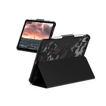 UAG iPad 11/10.9吋耐衝擊全透保護殼-迷彩黑