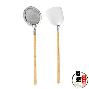 304日式木柄廚具【賀亞批發】網漏 304廚具 鍋鏟 漏勺 湯勺 304木柄漏勺 304木柄湯勺 304木柄網漏