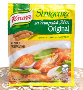 フィリピン料理 シニガン サンパロック オリジナルの素 Sinigang Sa Sampalok Original   シニガンスープ タマリンド 料理の素