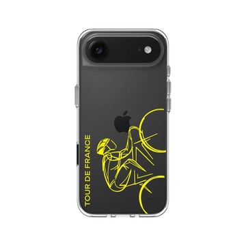 iPhone Air Clear Case（相機按鈕） 透明 - Le Tour de France - Yellow Rider