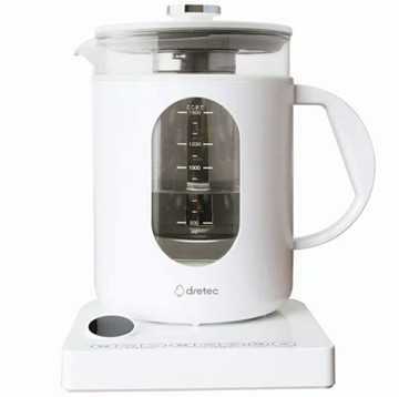 (免運) 日本 dretec PO-163 多功能鍋 多功能 快煮壺 1.5L 附濾網 煮茶器 茶壺 溫控 低溫調理 保溫 日本必買代購