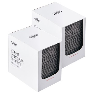 comet 抽取式一次性菜瓜布  30片  灰色  2盒