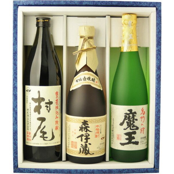 焼酎森伊蔵、村尾 各1.8L飲み比べセット - 焼酎