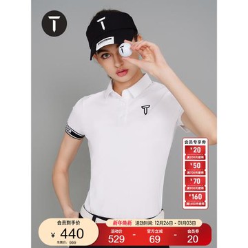 T/歐巡賽高爾夫女裝短袖T恤夏季新晾干透氣T恤POLO衫EF231PD016