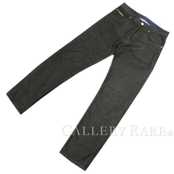 本物 美品 ルイヴィトン レザーパイピング モノグラム切替 デニム