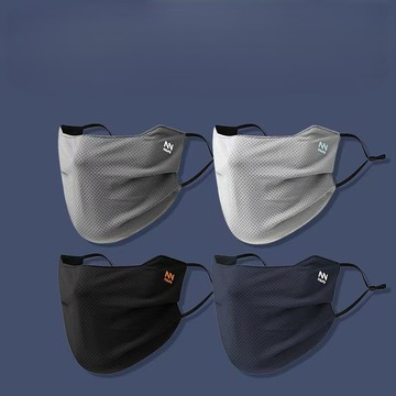 桃園出貨📣男士冰絲防曬口罩 冰感防曬口罩 防曬口罩 透氣口罩 水洗口罩 護眼角防曬口罩天 騎車口罩 環保口罩 涼感口罩