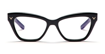 Valentino Eyewear V-tale- Black / Light Gold Rx Glasses