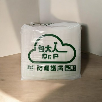 包大人 成人紙尿褲-防漏護膚L(腰圍40-55吋)16片x4包(箱購)