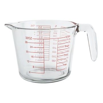 BOACUP 烘焙刻度 玻璃量杯  350ml  1個  單一顏色