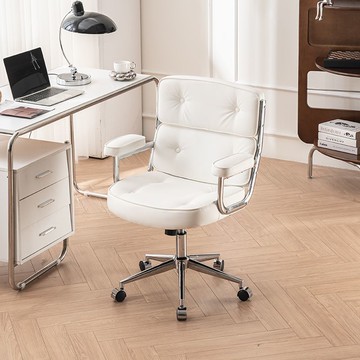 免運 電腦椅 現代電腦椅 老闆辦公椅 電腦椅書房椅家用臥室舒適久坐輕奢辦公椅書桌化妝學習升降轉椅子 可開發票 全館五折 工廠現貨直銷 新品特價 b8301