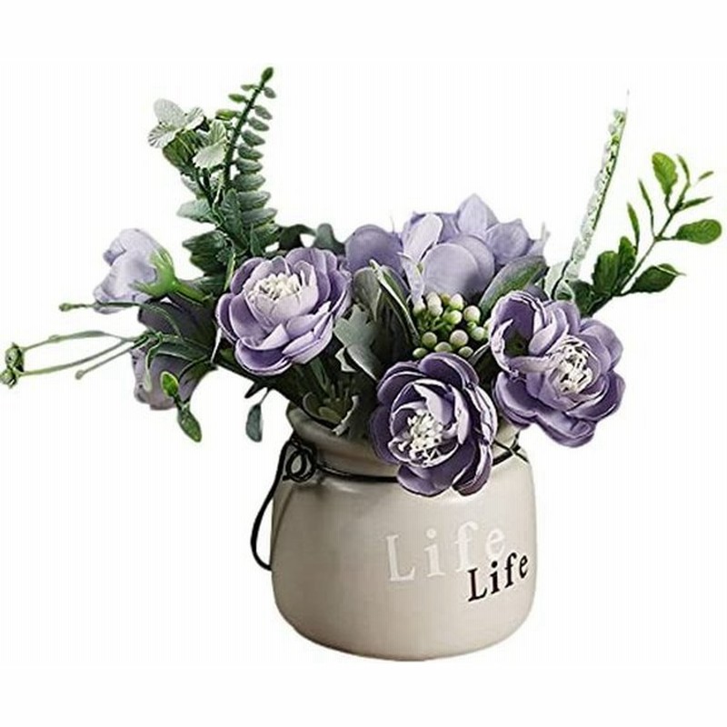 Twinkle Bubble 光触媒 造花 おしゃれ 花瓶付き 人工観葉植物 室内 インテリア 飾り 撮影 花 紫 盆栽 鉢植え プレゼント 通販 Lineポイント最大0 5 Get Lineショッピング