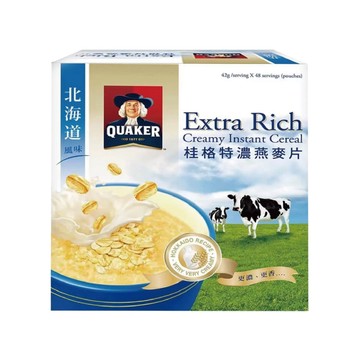 Quaker 北海道風味特濃燕麥片(42公克X48包)
