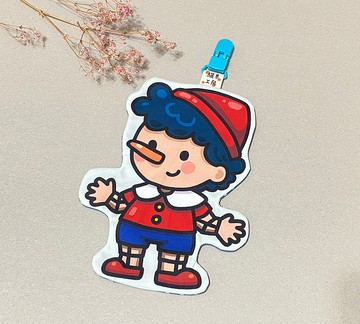 童話系列 | 造型手帕巾 | 小木偶