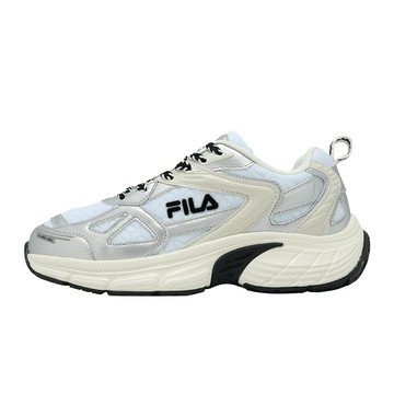 Fila 休閒鞋 Cubix 男鞋 藍 銀 緩衝 拼接 運動鞋 1C342A810