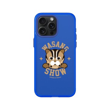 iPhone 15 Pro Max Clear 激光藍 - 花生騷 WasangShow - 石虎
