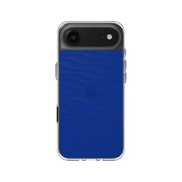iPhone Air Clear Case（相機按鈕） 透明 - Ocean Collection: Let's Sea 海洋系列：一路向海 - 海波交響（月光海）