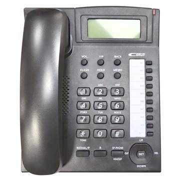 Neon 台灣霓虹 來電顯示有線商務電話機 210x170x65mm（不含聽筒） 黑色