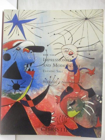 【書寶二手書T8／收藏_OS7】Christie's_Impressionist and Modern Art(evening sale)_2004/11/3