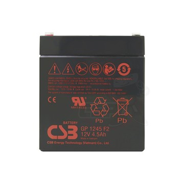 CSB GP1245 F2 CSB 日立化成 GP1245 F2 12V4.5AH 不斷電系統 消防設備、監控保全、野外用電、燈具