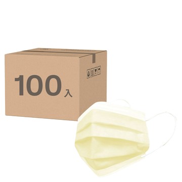 SH 上好生醫 兒童平面醫療防護口罩 未滅菌  香檳黃  50片  2盒