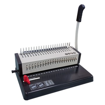 黃金甲 手動 膠圈機 打孔能力15張(70P) 裝訂厚度380張 /台 CB-15B｜領券最高折$220