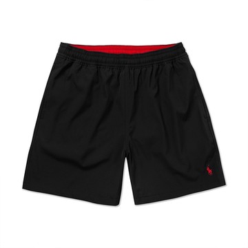 Polo Ralph Lauren RL 熱銷刺繡小馬海灘短褲-黑色