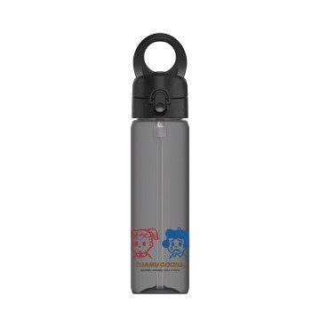 磁吸水壺 AquaStand Tritan 800cc - 附吸管 黑 - OSAMU GOODS - 多彩系列-角色大集合