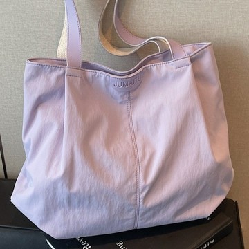 熱賣爆款夏季輕便尼龍包包女大容量通懃託特包休閒百搭學生上課單肩帆布包0415 H7XB