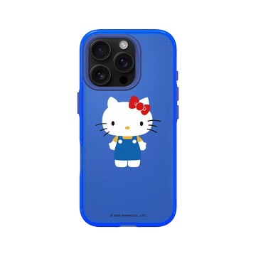 iPhone 16 Pro Clear 激光藍 - 三麗鷗-Hello Kitty - 稍息立正老師好