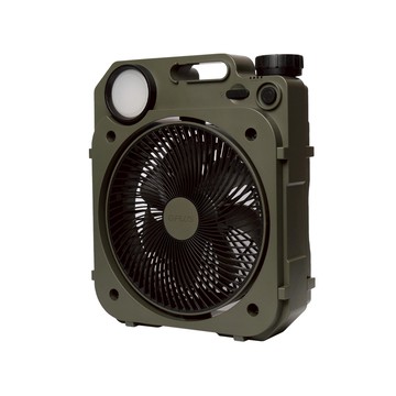 G-PLUS拓勤 6吋LED照明露營可攜風扇 BF-D002沙色