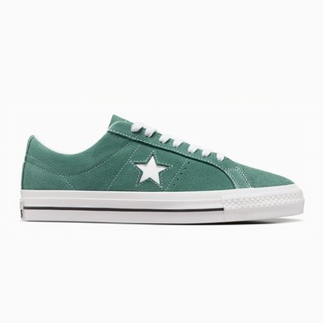 CONVERSE ONE STAR PRO OX 低筒 休閒鞋 滑板鞋 男鞋 女鞋 綠色_A07618C