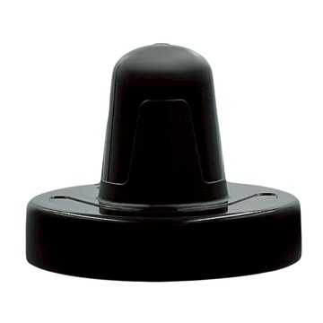 Baby Garden 香草奶嘴馬卡龍收納蓋 輕巧便攜/拿取方便  黑色  1個