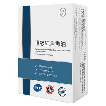 De Chuang 德創生技 頂級純淨魚油  60顆  1盒