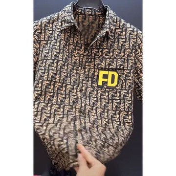 2025夏季撞色格子紐扣潮牌男襯衫夏裝新款潮流百搭半袖開衫爆款