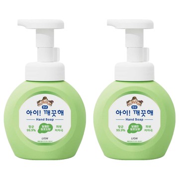 LION 獅王 趣淨 洗手慕斯 白葡萄香  250ml  2瓶