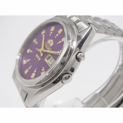 ORIENT / オリエント スリースター パープル　自動巻き 腕時計 機械式時計・腕時計のオリエント