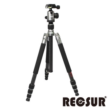 RECSUR 銳攝 RS-3224C+VQ-20 四節反折式碳纖腳架-羅馬鈦