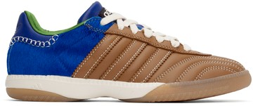Wales Bonner 棕色 & 蓝色 adidas Originals 联名 Pony Samba Millennium 运动鞋