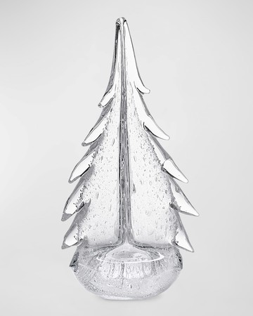 Bubble Evergreen Glass Tree, 12"