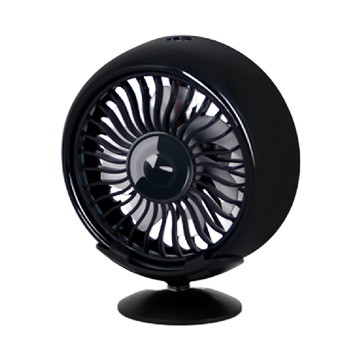 Reddot 紅點生活 USB 7彩2用強力風扇  單一商品  烤漆黑