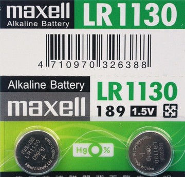 maxell LR1130 189 鈕扣型電池/一次2顆入(促20) 1.5V 鈕扣電池 手錶電池-傑梭【APP滿額下單10%點數(單一帳號最高5000點)】1/31止