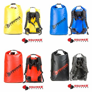 【露營趣】美國 EQUINOX 50L (素色雙肩) 防水背包 防水包 防水袋 溯溪背包 登山背包 釣魚 泛舟 46063